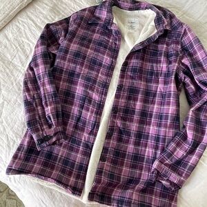 L.L. Bean Flannel Fleece Shirt